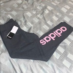 🌸NWT🌸 ADIDAS gray cotton leggings
